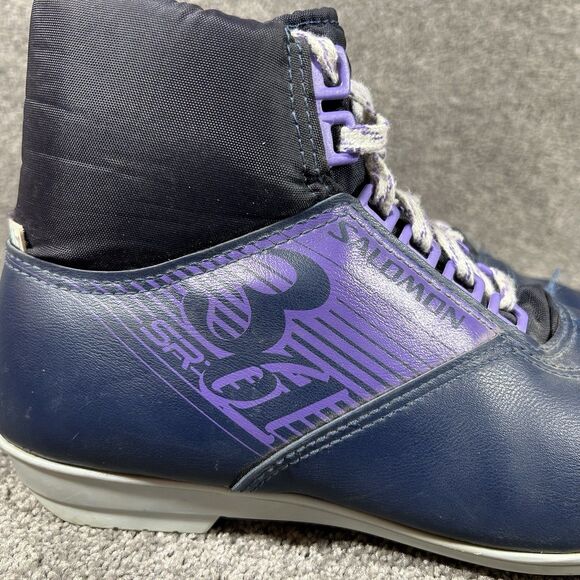 SALOMON 361 SR Nordic Cross Country Ski Boots Size EU 41 US 8 SNS Profil - Picture 2 of 13